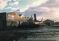 BH7 being moved to The Hovercraft Museum